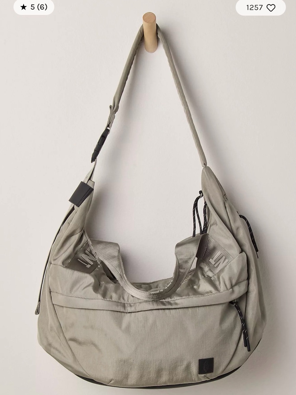 Free People All You Need Convertible Carryall Sage